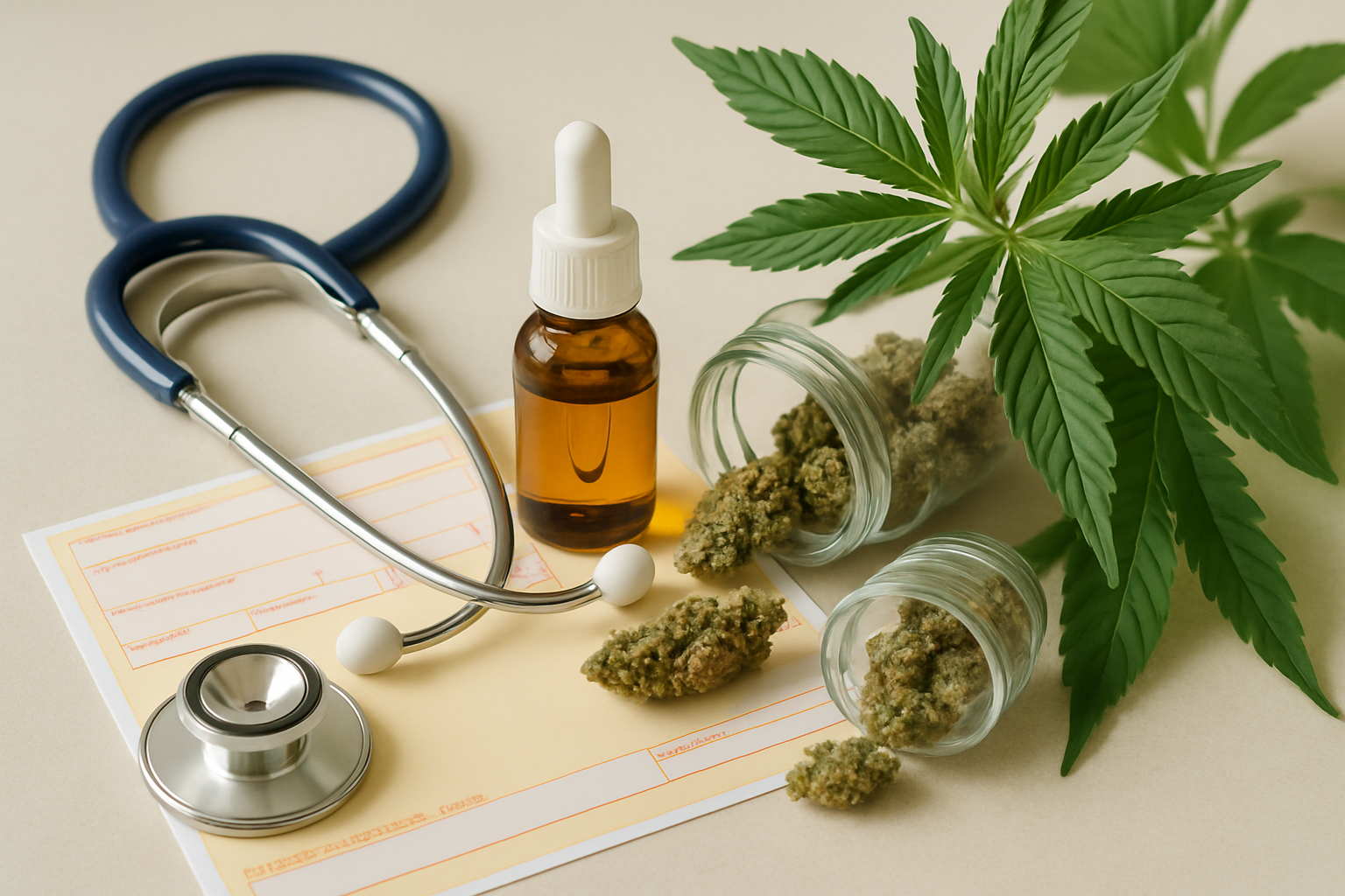 Cannabis Rezept Verlängerung - Patient erhält Folgerezept vom Arzt